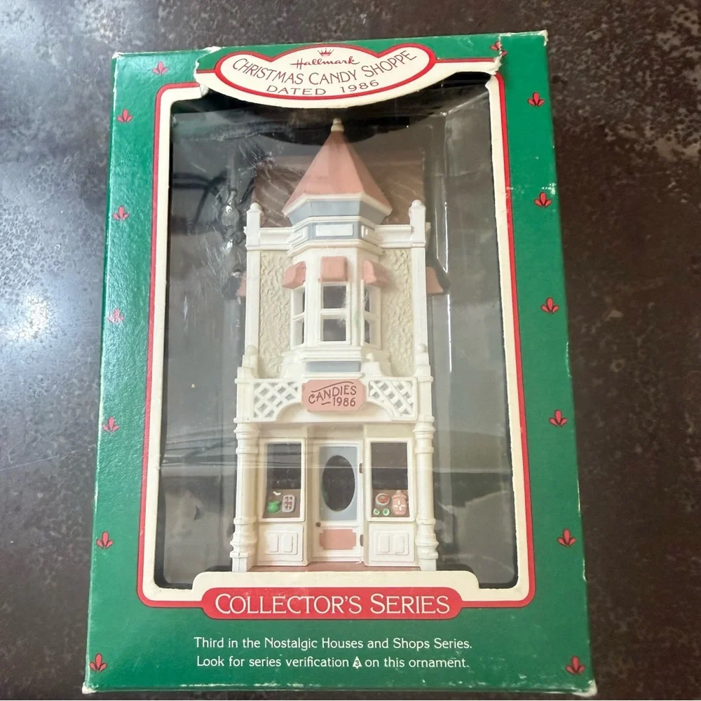 Hallmark Christmas Nostalgic Candy Shop Ornament - 1986